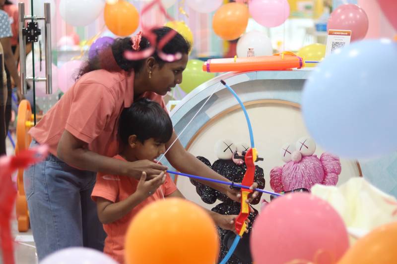 Children laughing